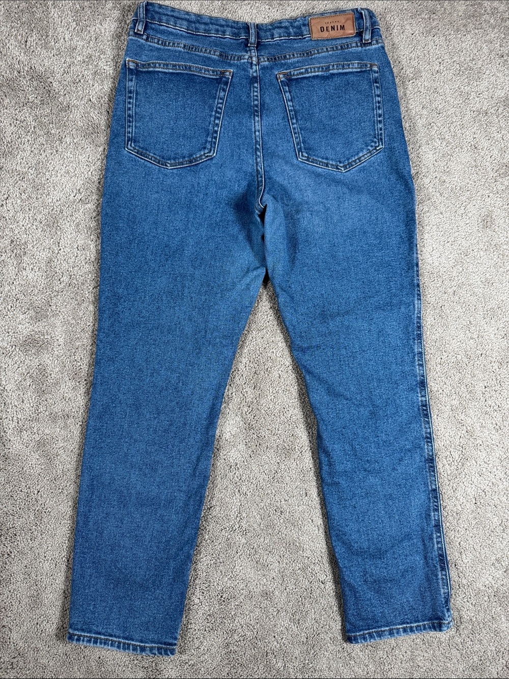 Sezane Denim Brut Sexy Mid Rise Ankle Jean Medium Blue Women’s 30 - Picture 8 of 8